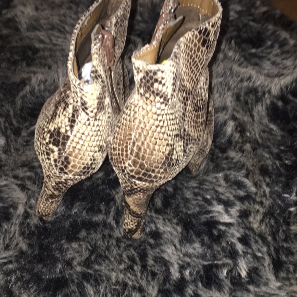 Snakeskin Booties - Picture 3 of 3